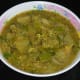 Another look at the authentic brinjal sambar.