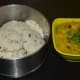 Step eight: Collect the idlis in a bowl.