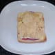 Ready salted crisps top cheese