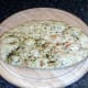 Garlic and coriander naan bread