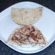 Chilli chicken on naan
