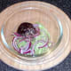 Redcurrant dressed salad ingredients