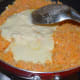 Step five: Add milk cream.