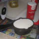 Slowly add 1 cup of milk