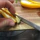 remove insides by slicing slideways - method two