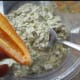 use spoon to fill each pepper