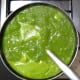 Your favorite cream of spinach soup is ready!