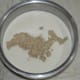 Step two: Mix it with the fermented idli batter. Set aside for 30 minutes. This step is optional. You can even make idlis immediately afiter mixing the horse gram batter.