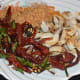 The spice mix ready to grind