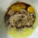 Butter, sugar, vanilla and eggs