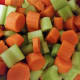 Chop vegetables in eatable portions - not too small but not too big