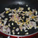 Step one: Saute chopped ginger, onions, and garlic with some butter or olive oil.