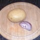 Potato and onion for cakes