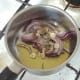 Sauteing onion and garlic for tomato sauce