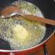 Step one: Heat butter. Let it become liquid. Keep the heat low.