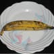 Step one: Steam cook the banana for 12 minutes as per instructions. The banana opens up a little.