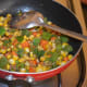 Step five: Throw in remaining salt. Mix well. Turn off the heat.