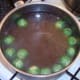 Sprouts added to beef stock