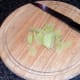 Chopped celtuce stem