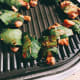 Brush the chicken with oil. Grill the chicken for 8-10 minutes per side.