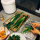 Wrap the chicken until it's all done. Set aside.