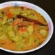 Mix the tempering with the curry. Serve cooked rice with this awesome side dish. Enjoy eating!