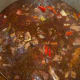 The savory aroma from this stew is just wonderful! Thicken the gravy to your liking by adding roux.