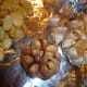 Roasted garlic has a milder, almost nutty flavor and is great as a base in soups and stews. Once the garlic has cooled, simply squeeze the roasted garlic cloves to release the garlic from its covering.