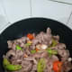 Add the marinated gizzards. Stir-fry until done. Optional: you may add other veggies such as green beans and some oyster sauce for more flavor
