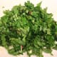 Baby spinach and kale, sliced