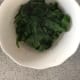 A whole bag of spinach cooks down a lot, so feel free to add more!