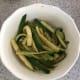 Julienned zucchini cooks quickly.