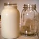 1/2 inch is the proper headspace for most dairy products.