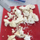 This is my chopped cauliflower before being seasoned.