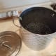 Pour them into your pot the night before you wish to can and fill the pot to the very top with water.