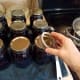 Twist a clean ring onto each jar, but only until you feel the slightest resistance.