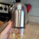 Spray your potato slices with coconut oil or your preferred cooking oil.