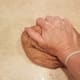 Dump out on the counter and knead for a few minutes to fully incorporate your ingredients.