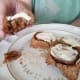 Spread icing on your cinnamon rolls and enjoy!
