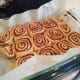 Let cool on the counter a bit so your icing doesn't melt all over the place.
