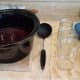 Set up your canning station with your water bath canner.