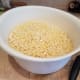 Pour it all into a large bowl as you cut it.