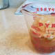 Melt your peanut butter and honey in the microwave.