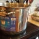 I used the absolute biggest pot that I own for my broth to get the most out of my veggies.