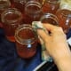 Wipe your jar rims with a damp washcloth.
