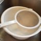 When we got to the bottom of the pot, we had to strain the veggies out to get the rest of the broth.