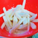 Step 1: Coat chips (aka fries) in dry mixture