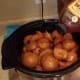 This is when I add the honey and give it a stir so it all melts.