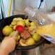 Add your orange juice.