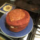 blackberry-chocolate-angel-food-cake-with-banana-topping